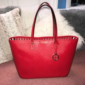 Henri Bendel Red Tote